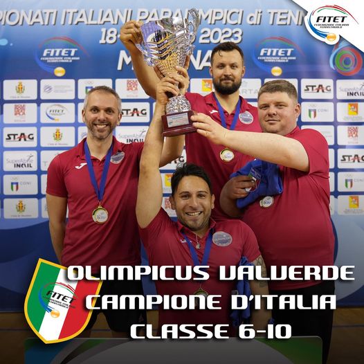 Olimpicus Valverde campione dItalia classe 6 10