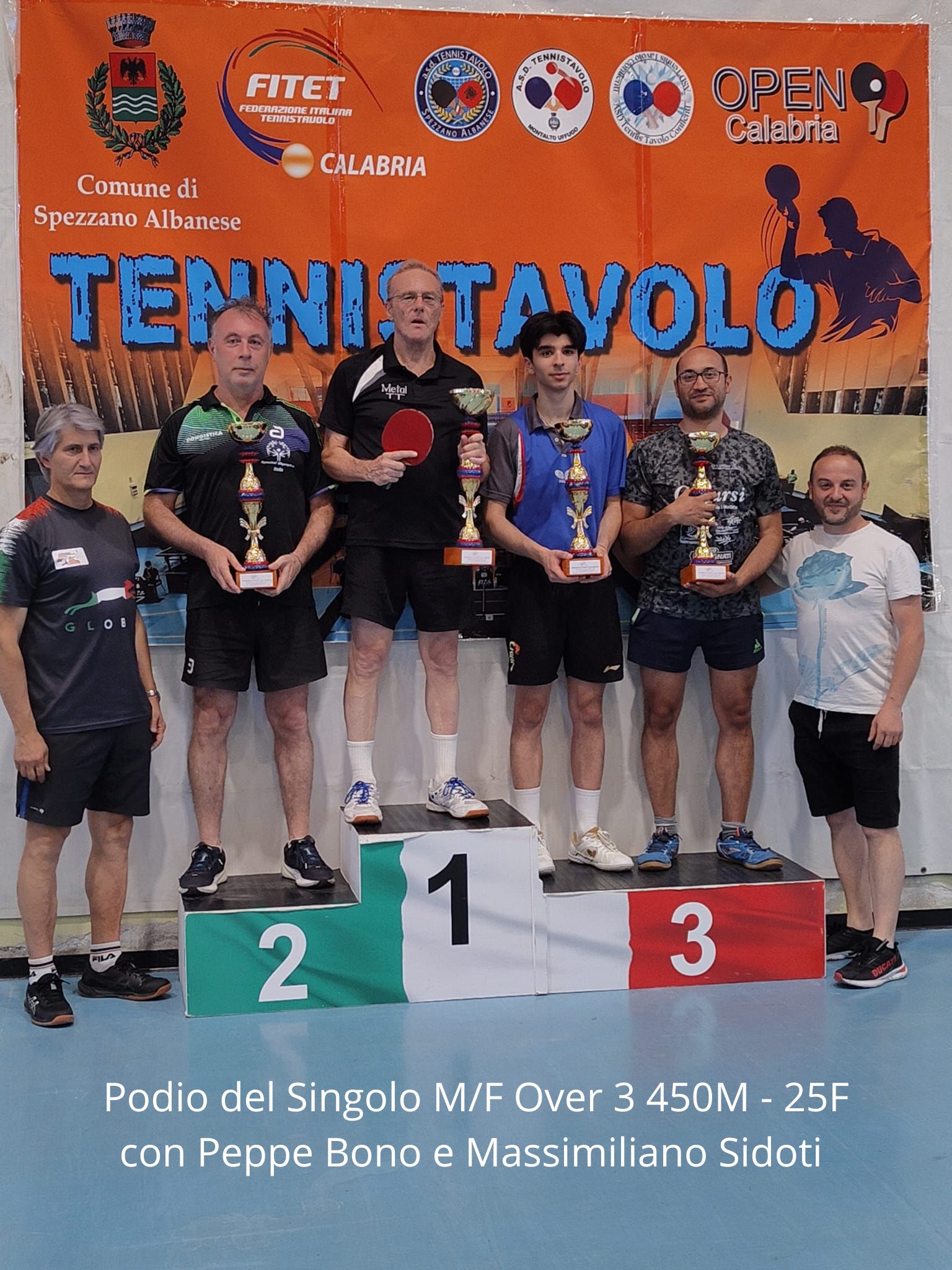 Podio del SingoloSingolo MF Over 3 450M - 25F con Peppe Bono e Massimiliano Sidoti.jpg