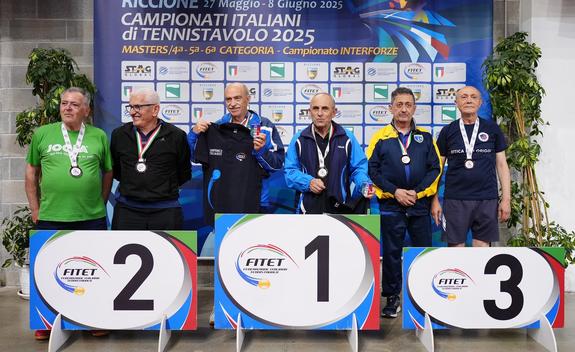 Podio doppio maschile Giardina