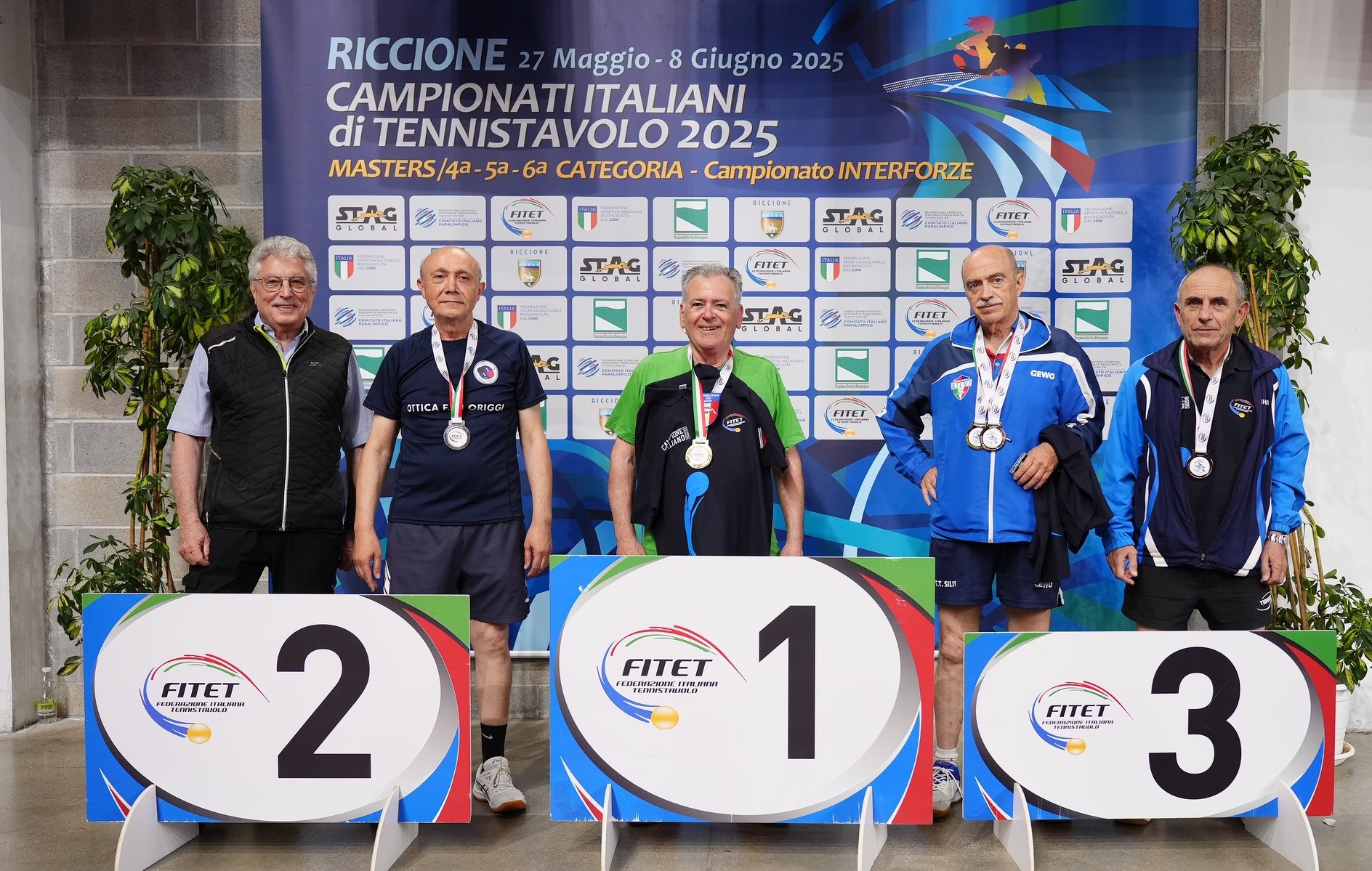 Podio oro singolare Giardina